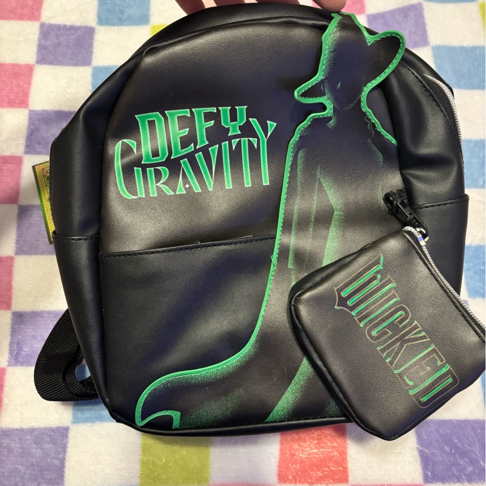 Wicked Black and Green Kids Backpack